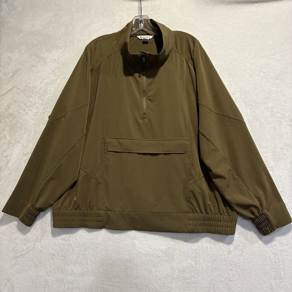Athleta Boundless Popover Top Jacket Lightweight Ripstop Stretch Women's Size 2X